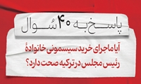 سوال سی و سوم:  ‌آیا ماجرای خرید سیسمونی خانوادۀ رئیس مجلس در ترکیه صحت دارد؟